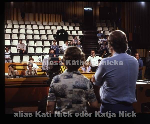 1970er. Fernsehshow Der große Preis mit Wim Thoelke. Auftritt von Kati Nick alias Katja Nick, bürgerlicher Name Käthe Denicke.