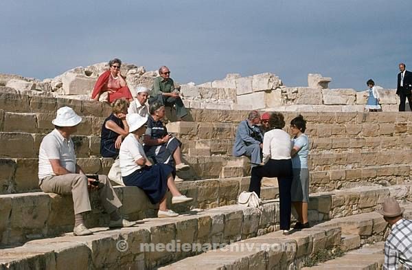 1977.  Zypern. Cyprus. Antike Ruinen. Amphitheater