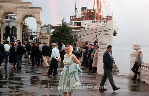 1970. Schwarzmeer. Schiff an der Pier