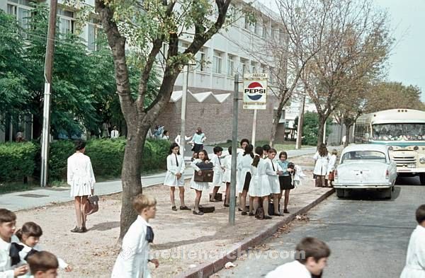 1969. Uruguay. Montevideo. Schulkinder.