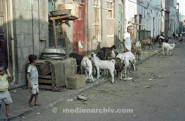 1966. Süd-Jemen. Adan. Aden. Straße.