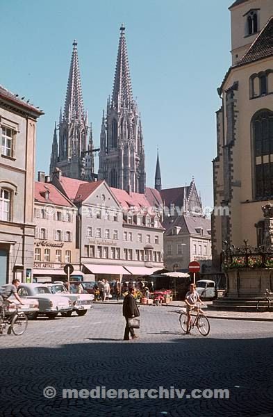 1960er. Bayern. Regensburg. Dom St. Peter