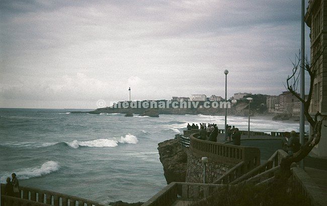 1966. Frankreich. Biarritz. Meer. Küste. Atlantik
