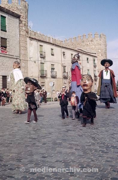 1970er. Spain. Spanien. Avila. Theresienprozession.