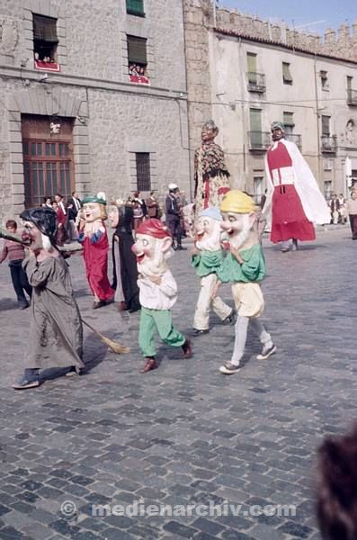 1970er. Spain. Spanien. Avila. Theresienprozession.