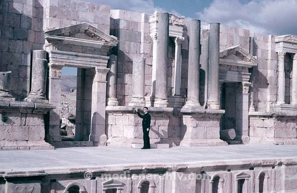 1970er. Nahost. Middle East. Syria. Syrien. Gerasa. Theater.