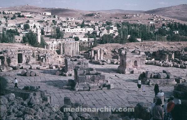 1970er. Nahost. Middle East. Syrien. Gerasa - Syria. Gerasa -  antike Ruinen