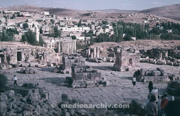 1970er. Nahost. Middle East. Syrien. Gerasa - Syria. Gerasa - antike Ruinen