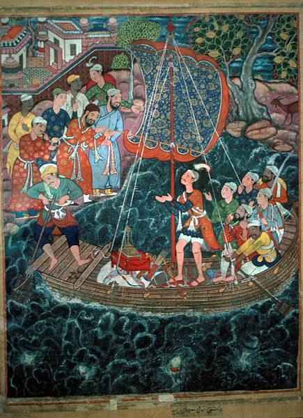Ankunft eines Segelschiffes im Hafen (Gemälde)