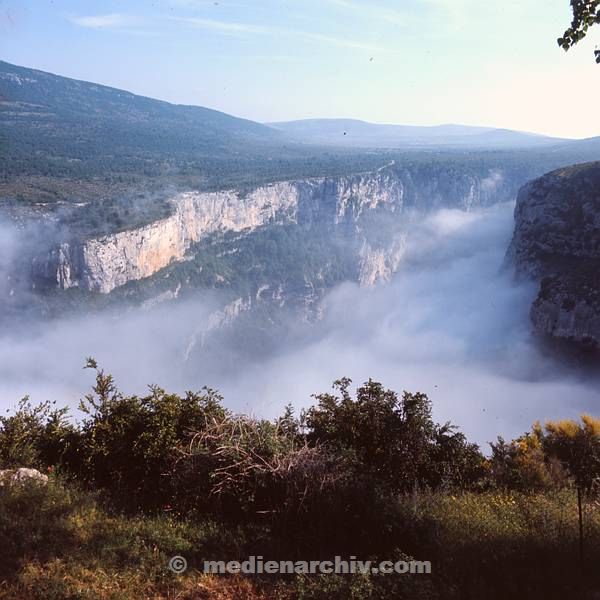 1960'er. Ehemaliges Jugoslawien. Montenegro. Fluss. Canyon