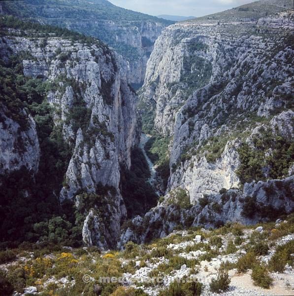 1960'er. Ehemaliges Jugoslawien. Montenegro. Fluss. Canyon