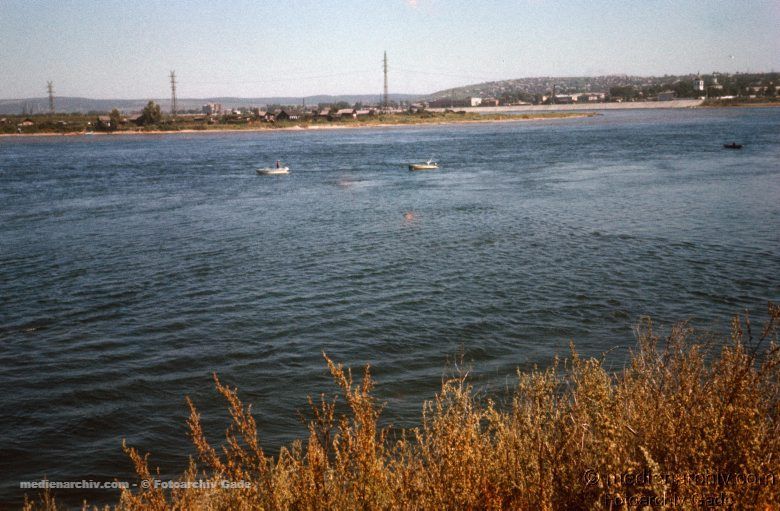 1980. Russland.  Russian Federation. Russische Föderation. Sibirien. Sibir. Siberia. Irkutsk. Fluss Angara.